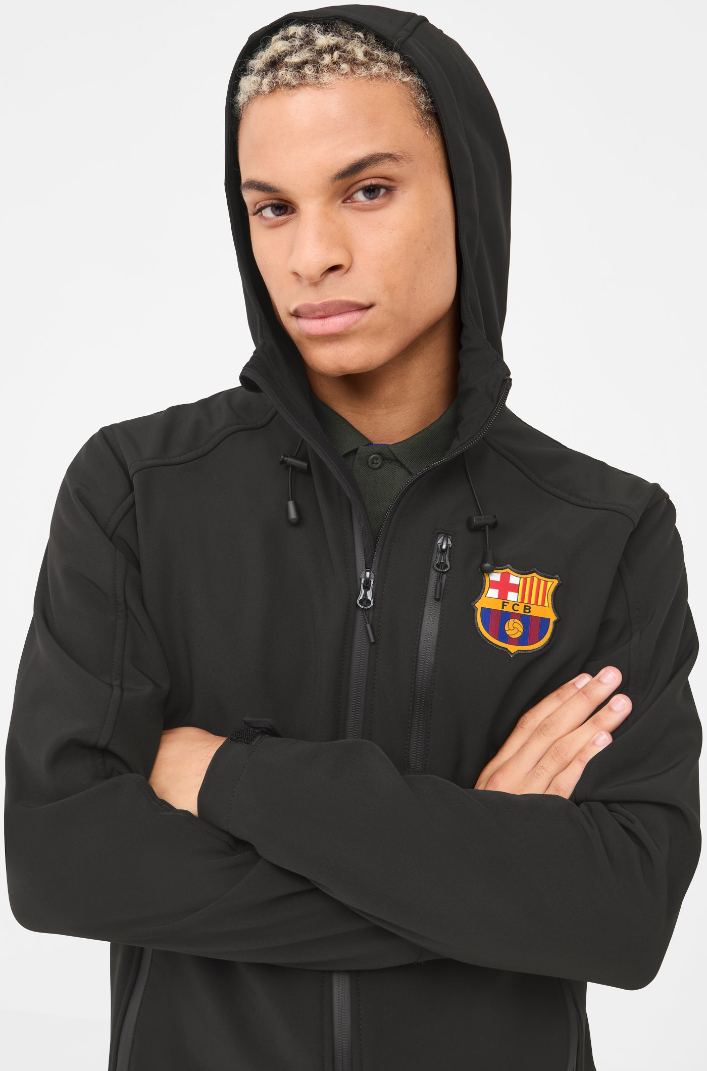 FC Barcelona Softshell black Jacket