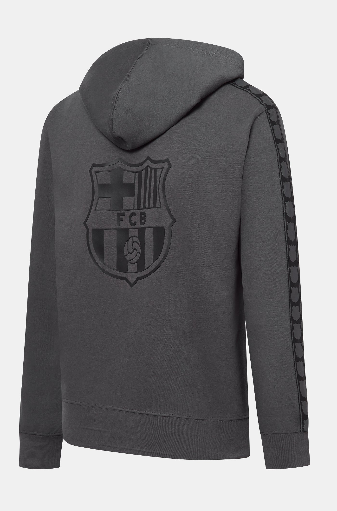 Sweat-shirt à capuche gris Barça - Femme