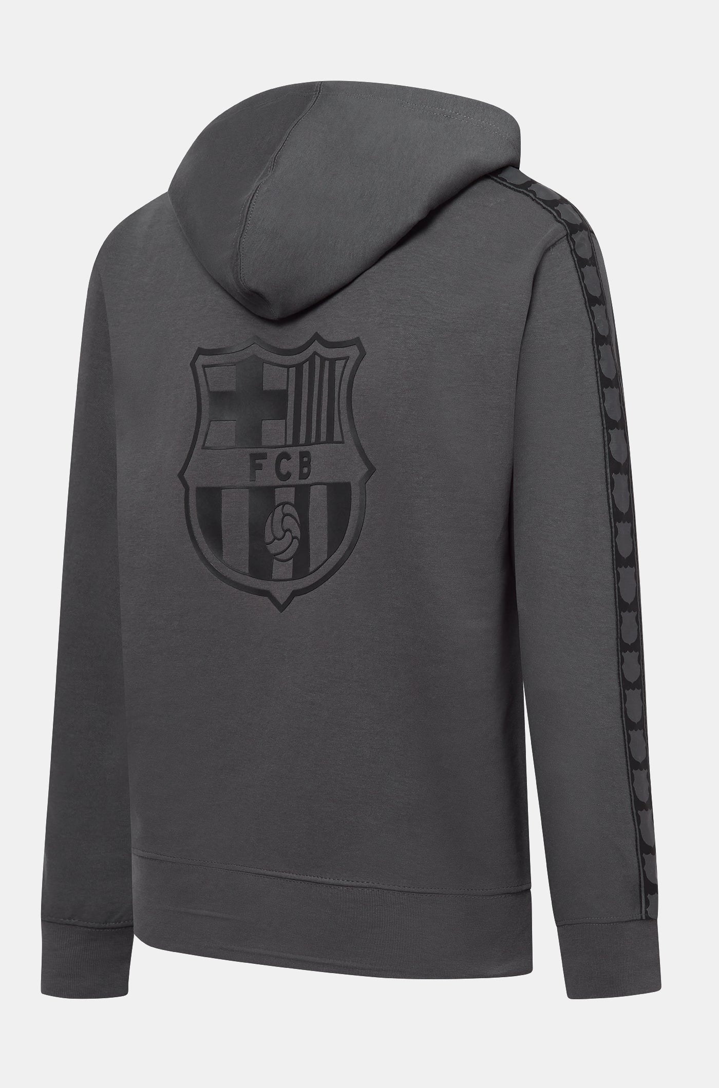 Sudadera capucha gris Barça - Mujer
