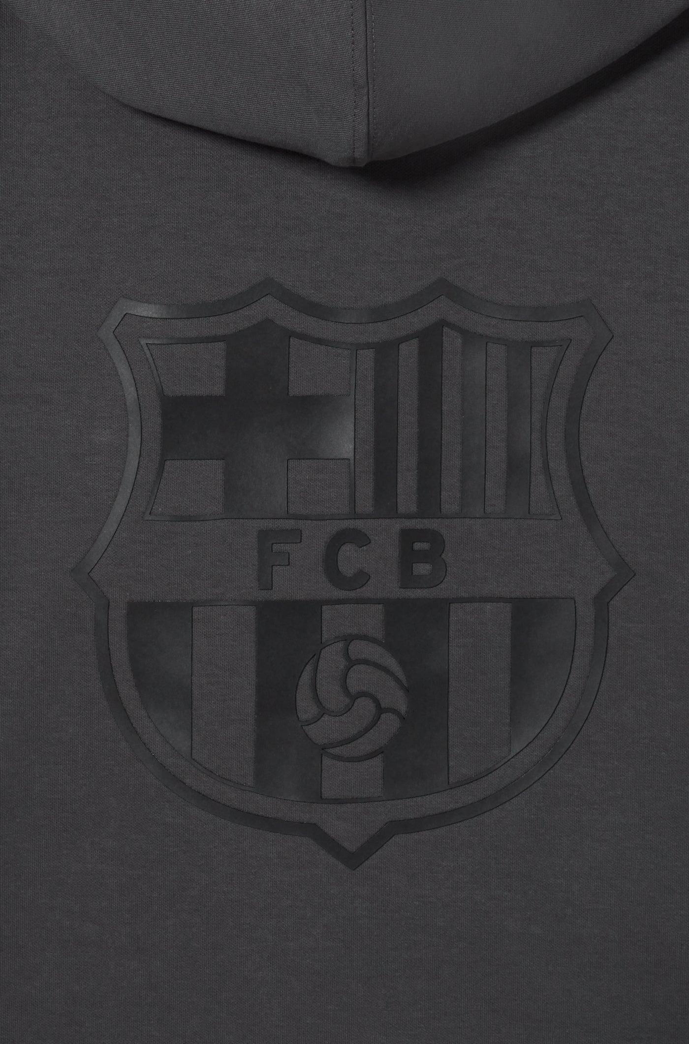 Sudadera capucha gris Barça - Mujer