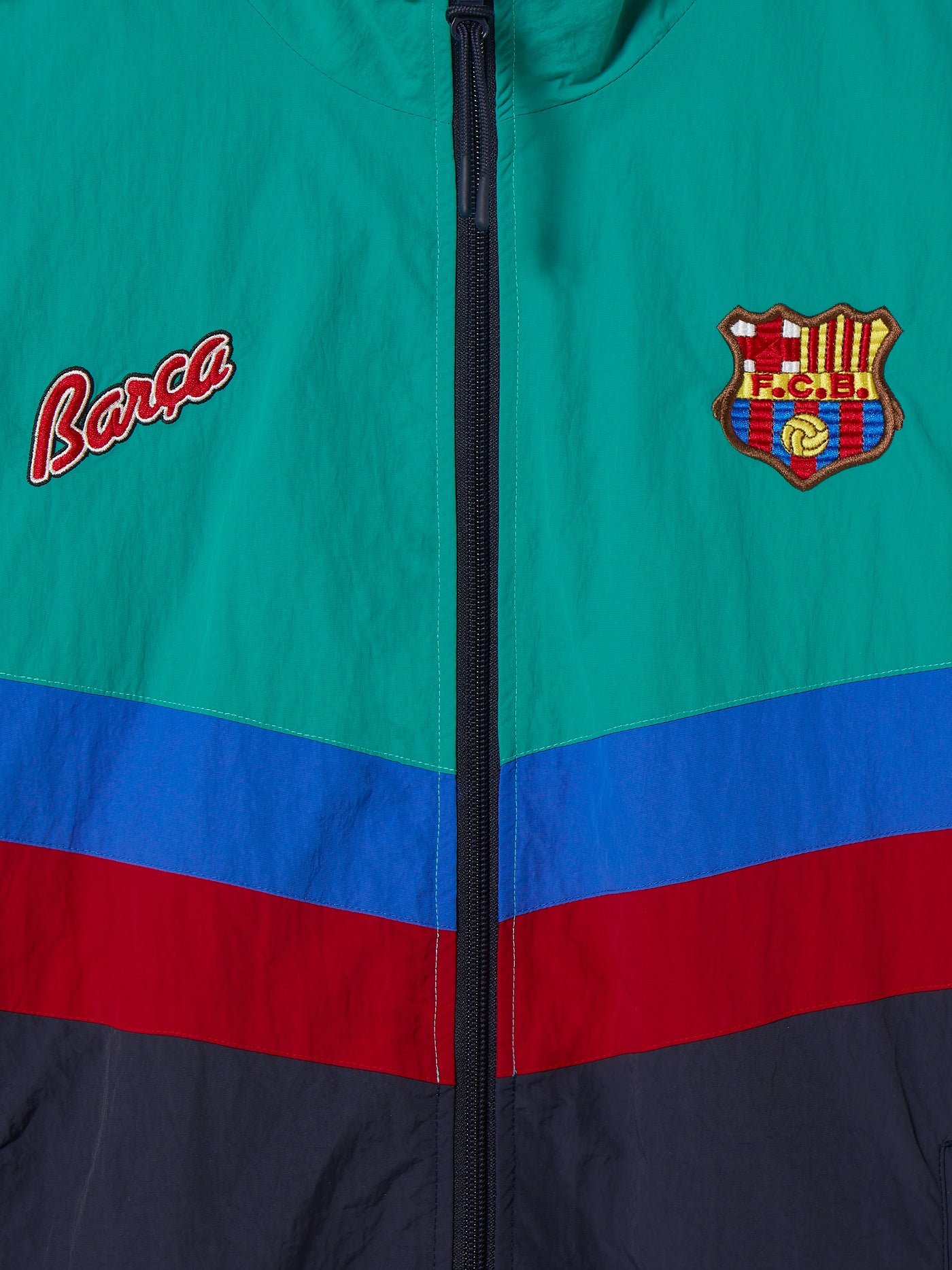 FC Barcelona Retro-Jacke