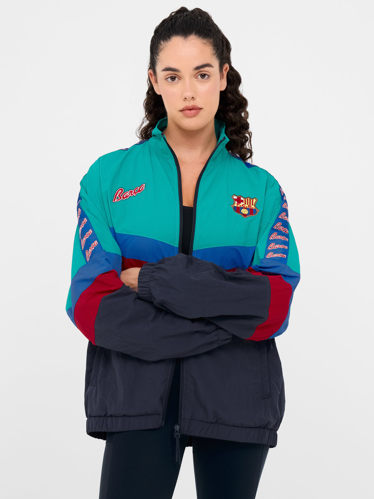 Windbreaker Fc Barcelona Jacket India Barcelona Anthem Jacket