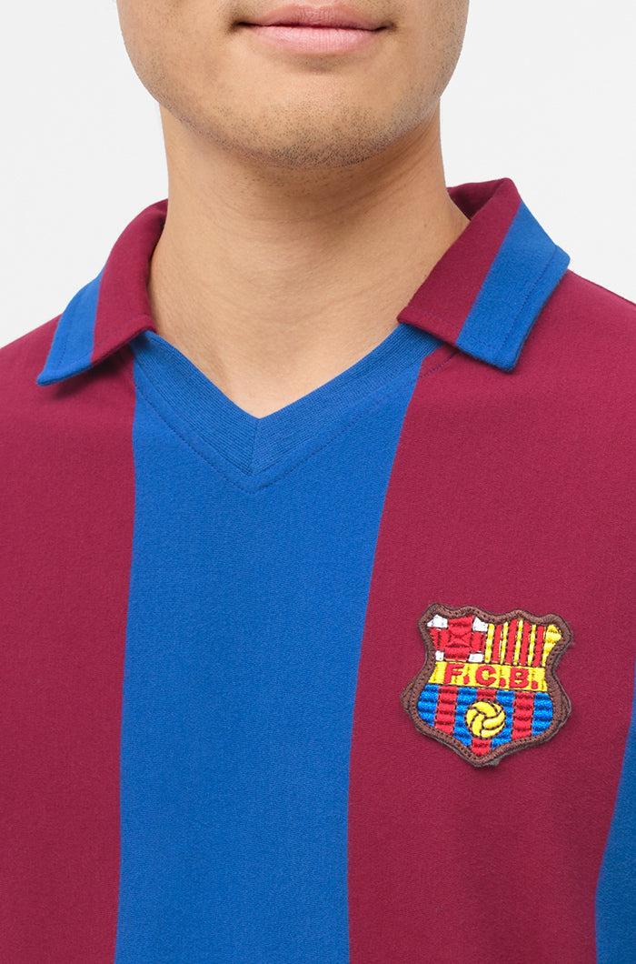 Samarreta 1r Equipament FC Barcelona 1980-81