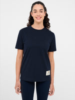 T-shirt bleu marine Barça - Femme
