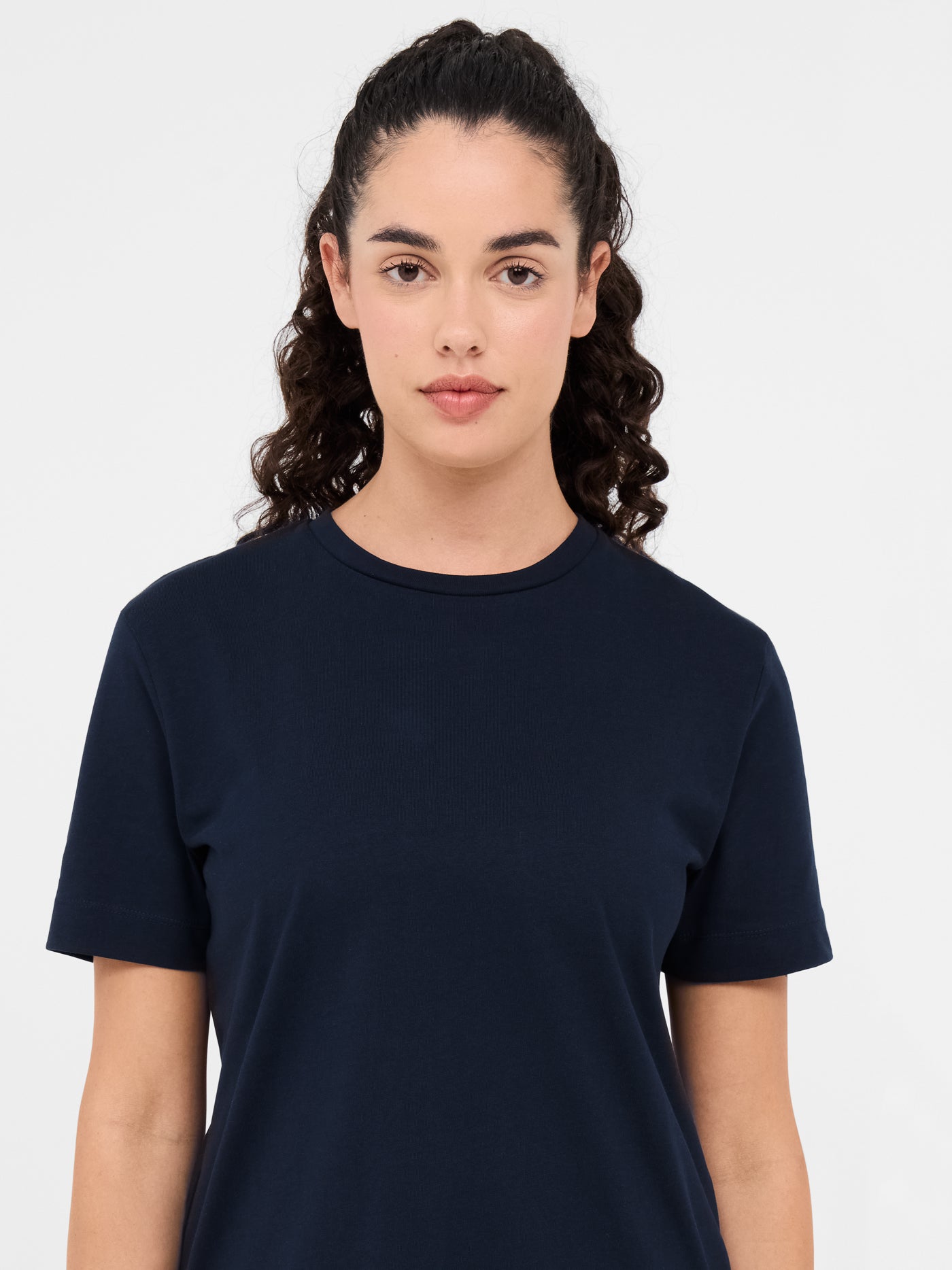Camiseta azul marino Barça - Mujer