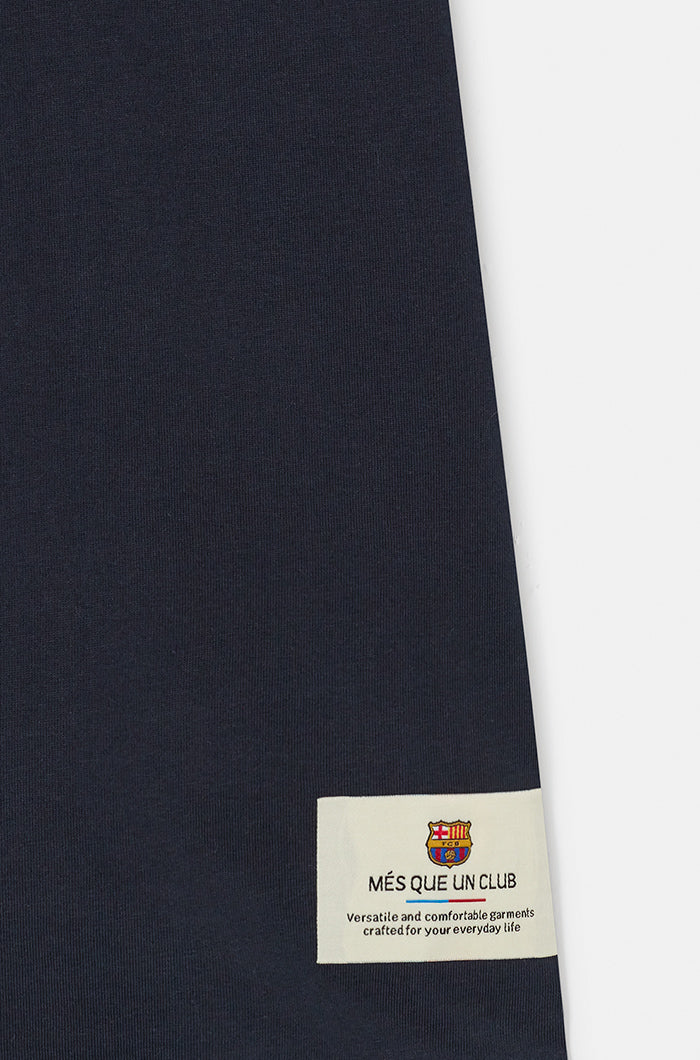 T-Shirt Marineblau Barça – Damen