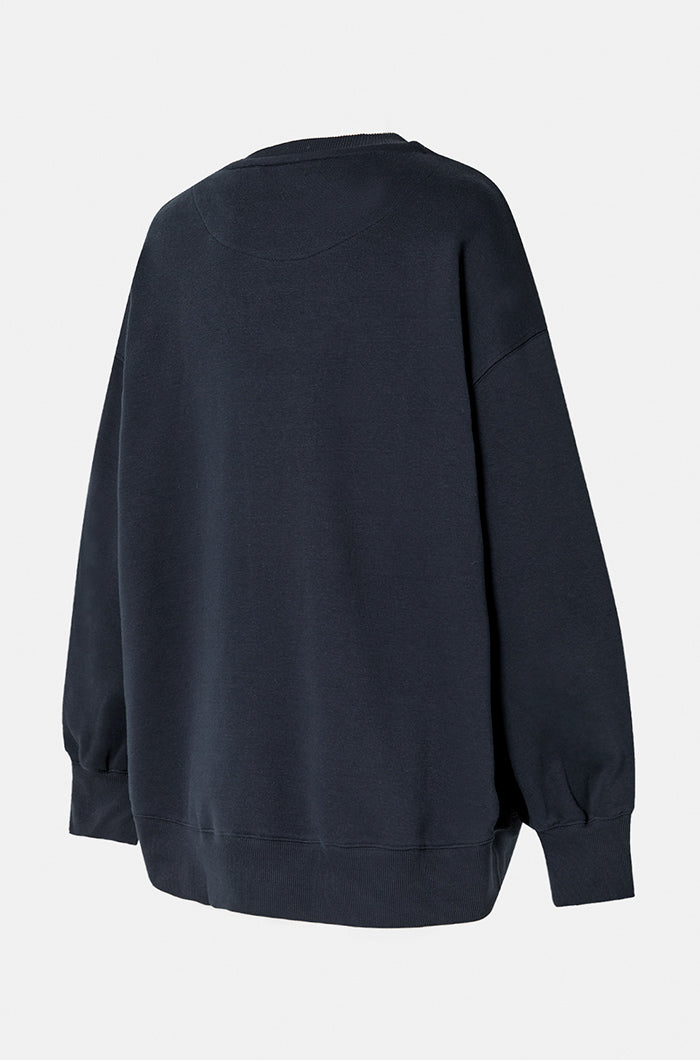 Sweatshirt Marineblau Barça – Damen