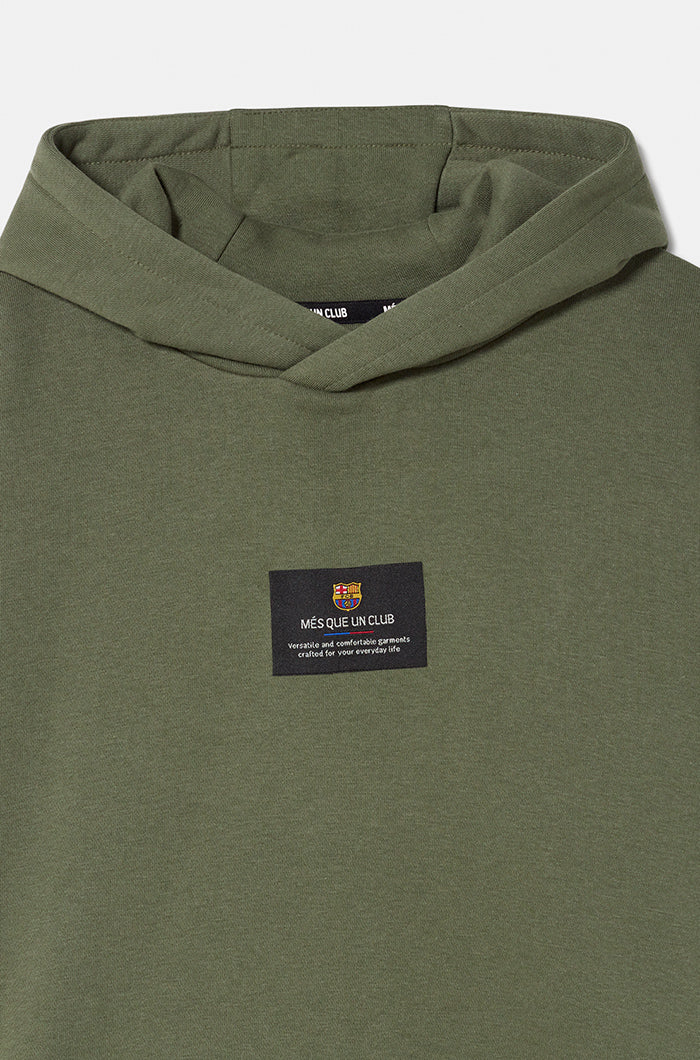 Hoodie khaki Barça - Women
