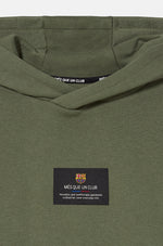 Sweat à capuche kaki Barça