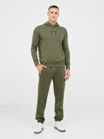 Sweat à capuche kaki Barça