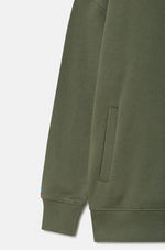 Sweat à capuche kaki Barça