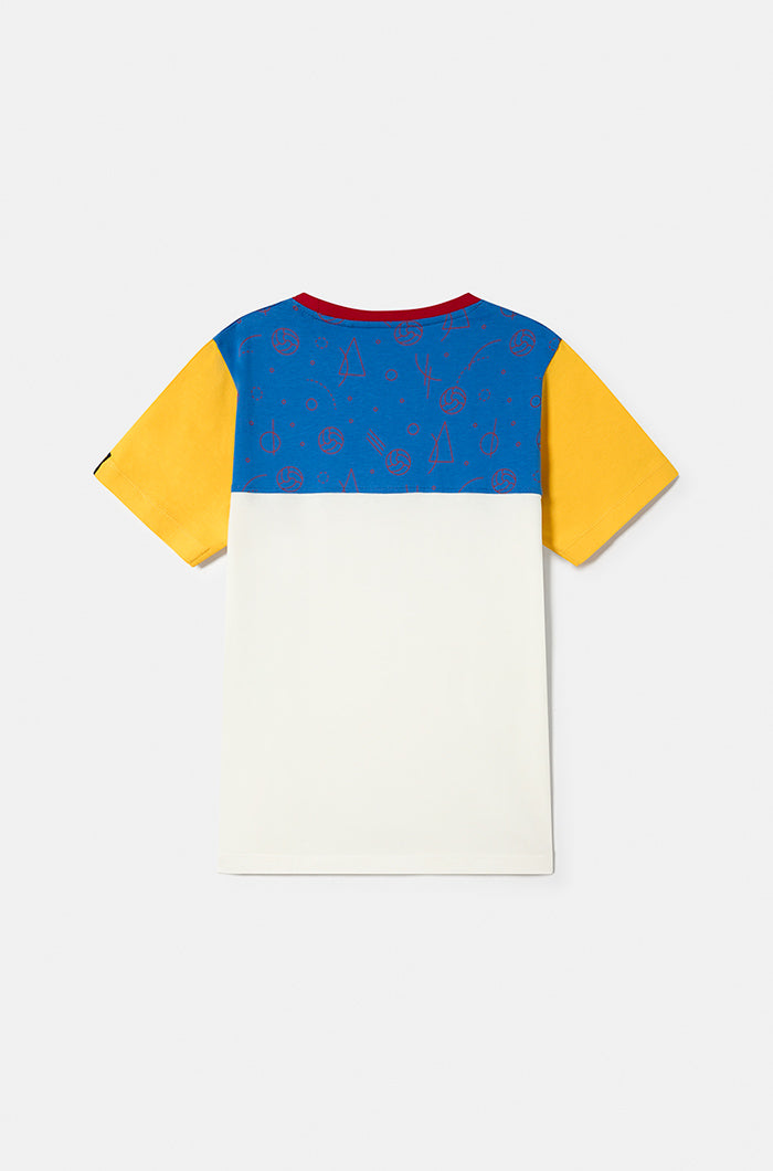 Barça beige t-shirt - Junior