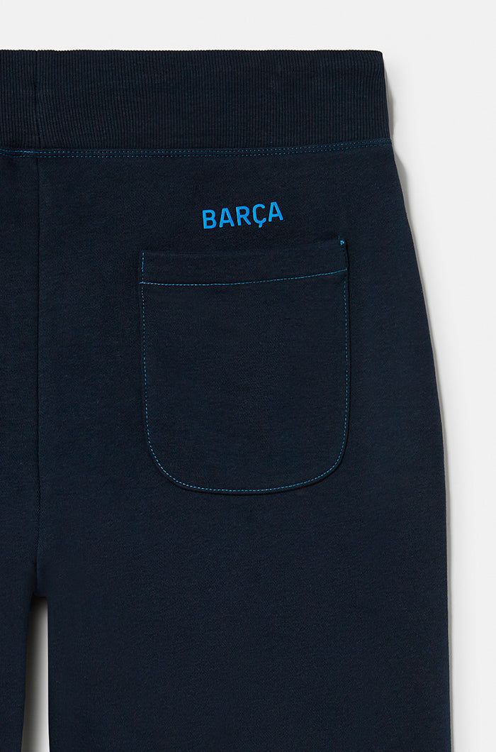 Pantalon bleu marine Barça