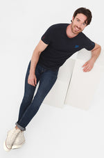 Marineblaue Barca-Sweatshirt