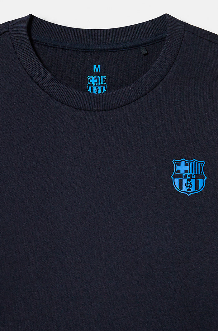 Sweat-shirt bleu marine Barça