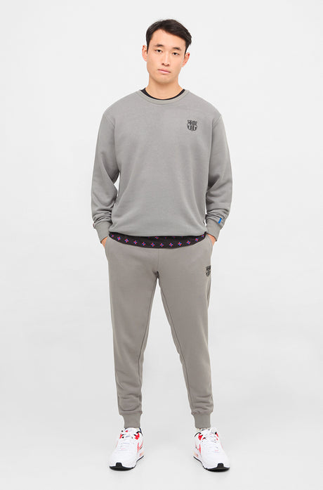 Sudadera gris Barça