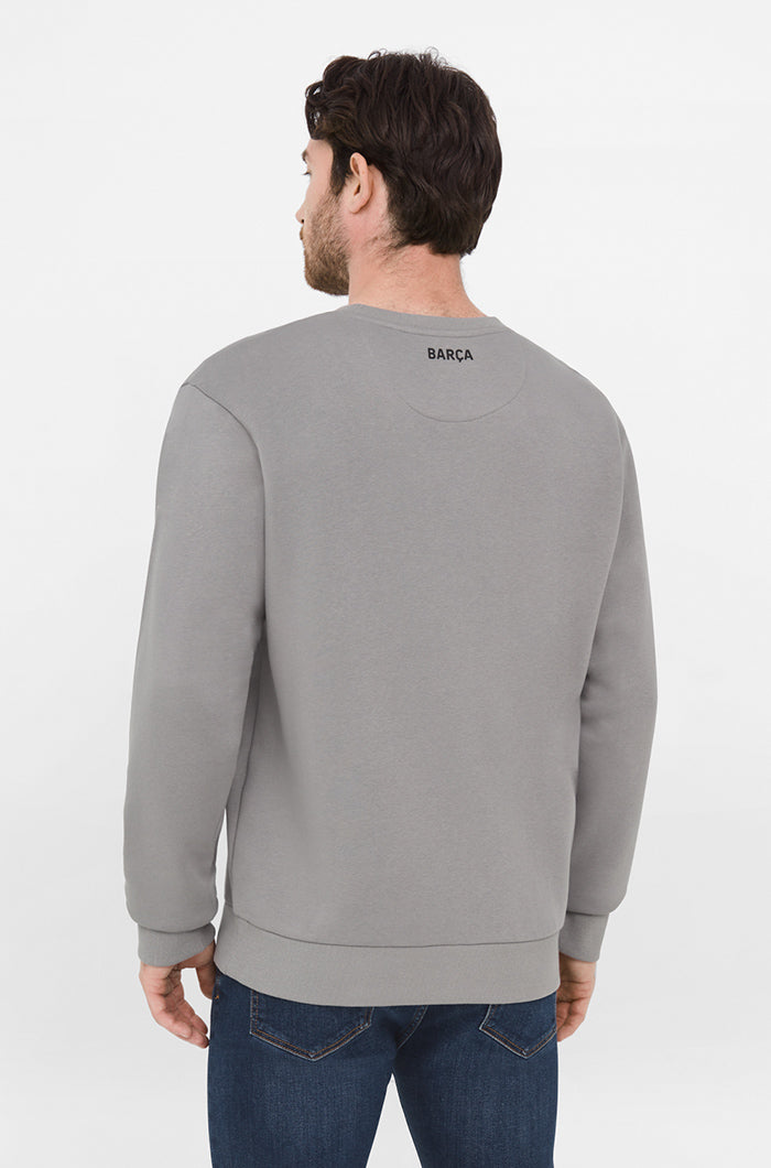 Sweat-shirt gris Barça
