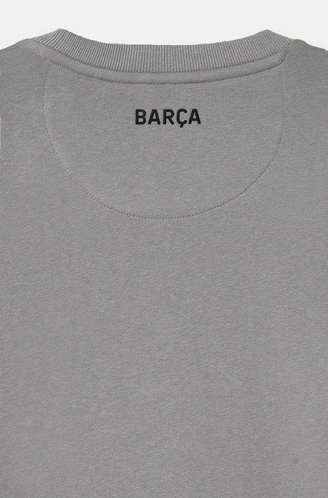 Sudadera gris Barça