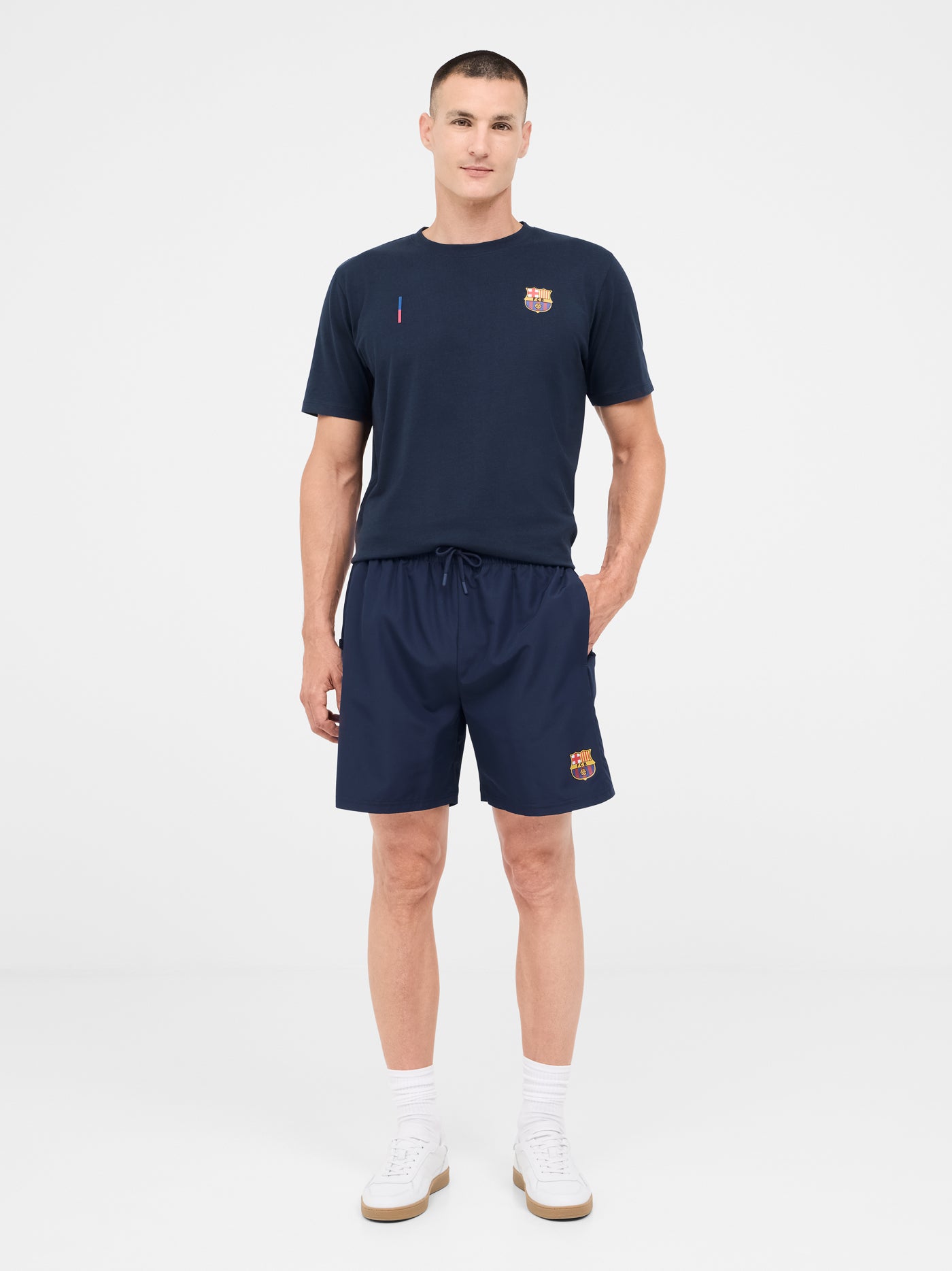 Marineblaues T-Shirt von Barça