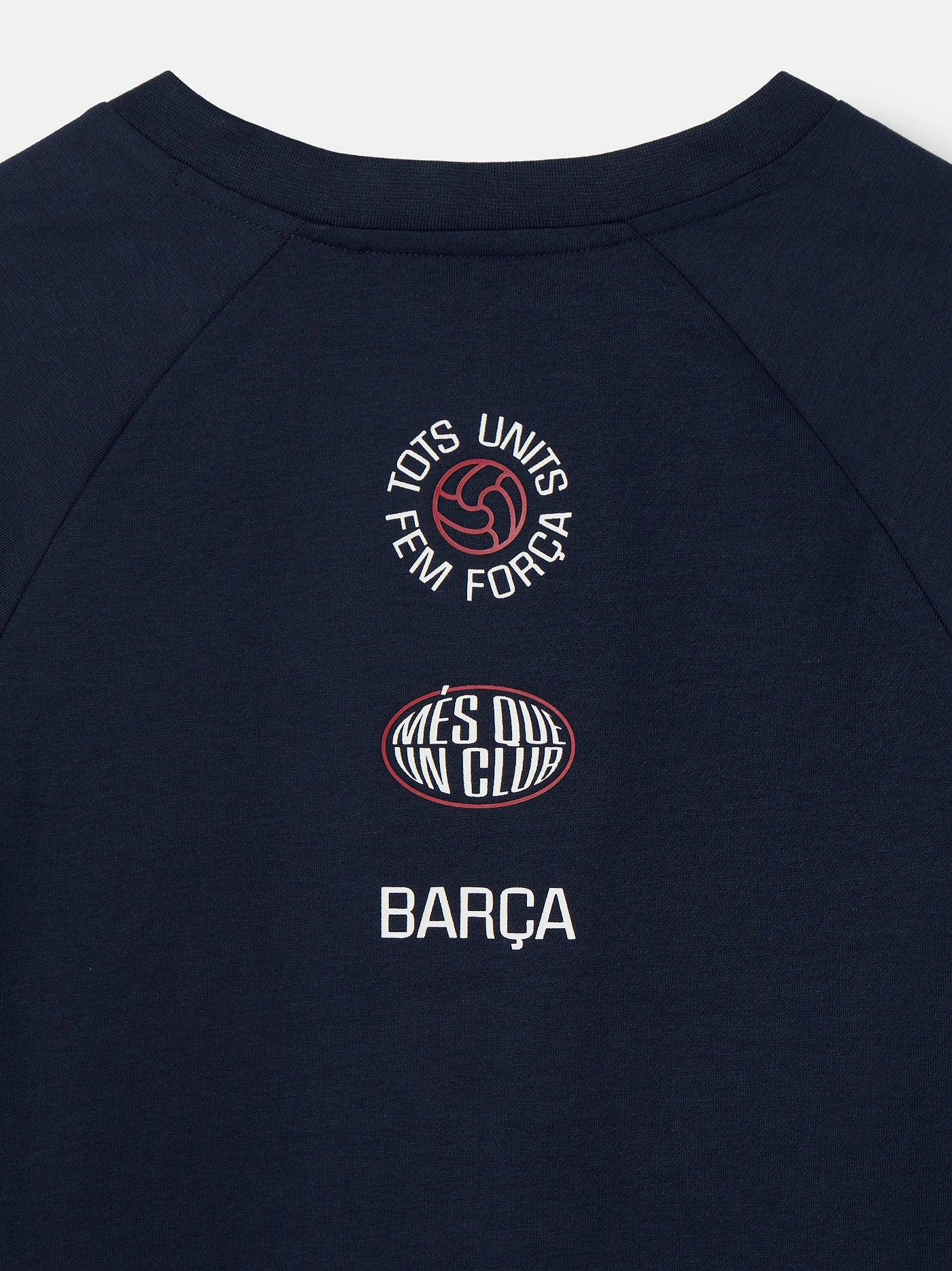 T-Shirt marineblaues Barça - Damen