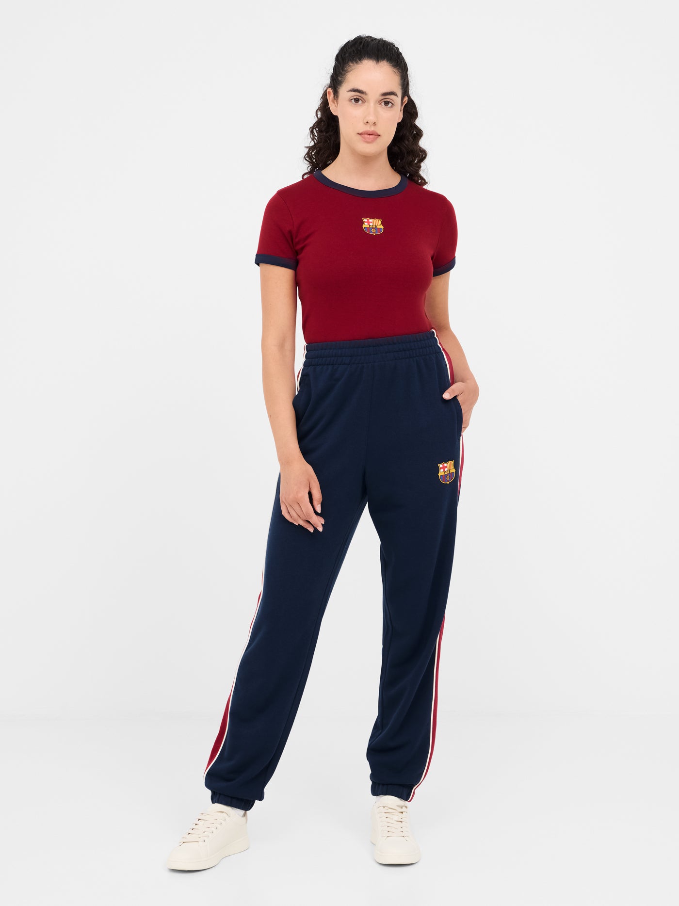 Pantalón azul marino Barça - Mujer