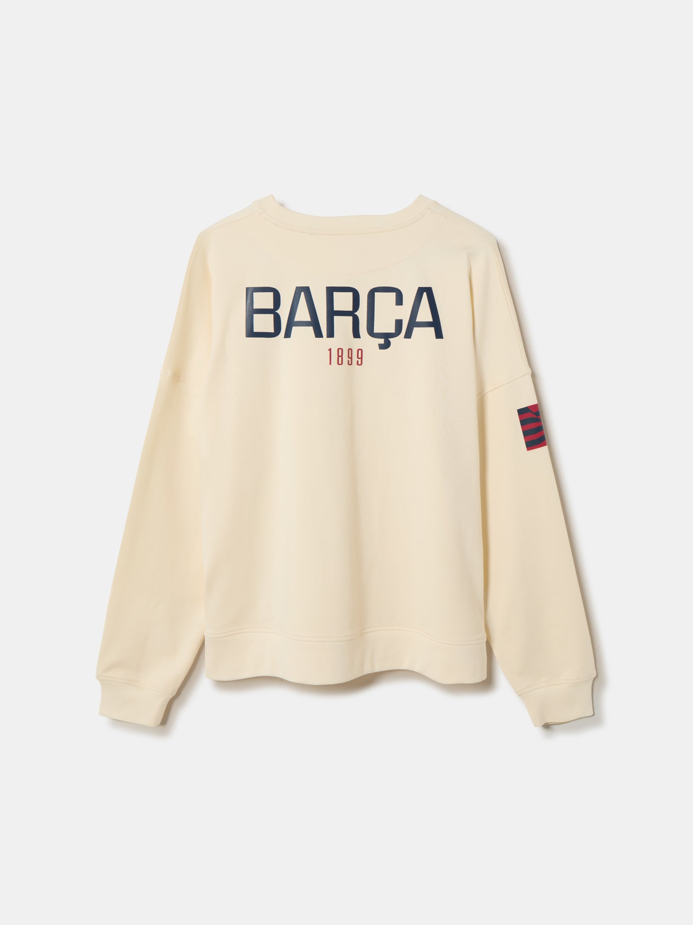 Sudadera beige Barça - Mujer