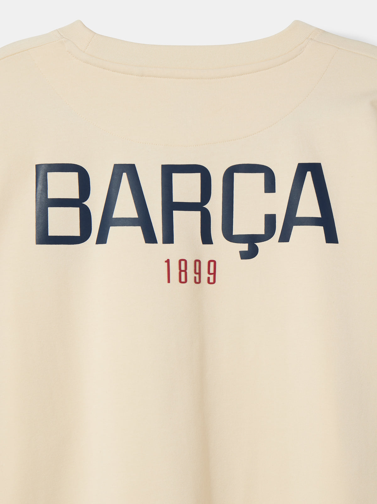 Sudadera beige Barça - Mujer