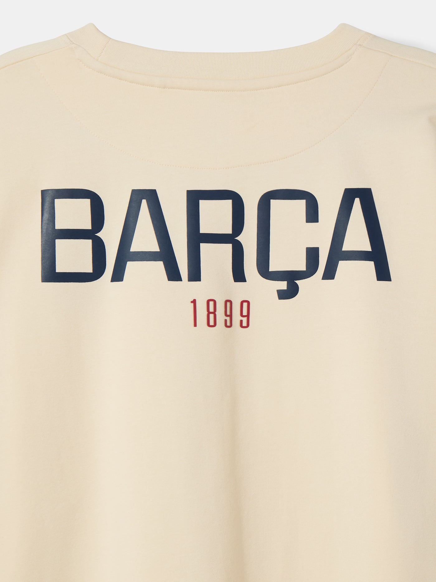 Sweat Barça beige - Femme