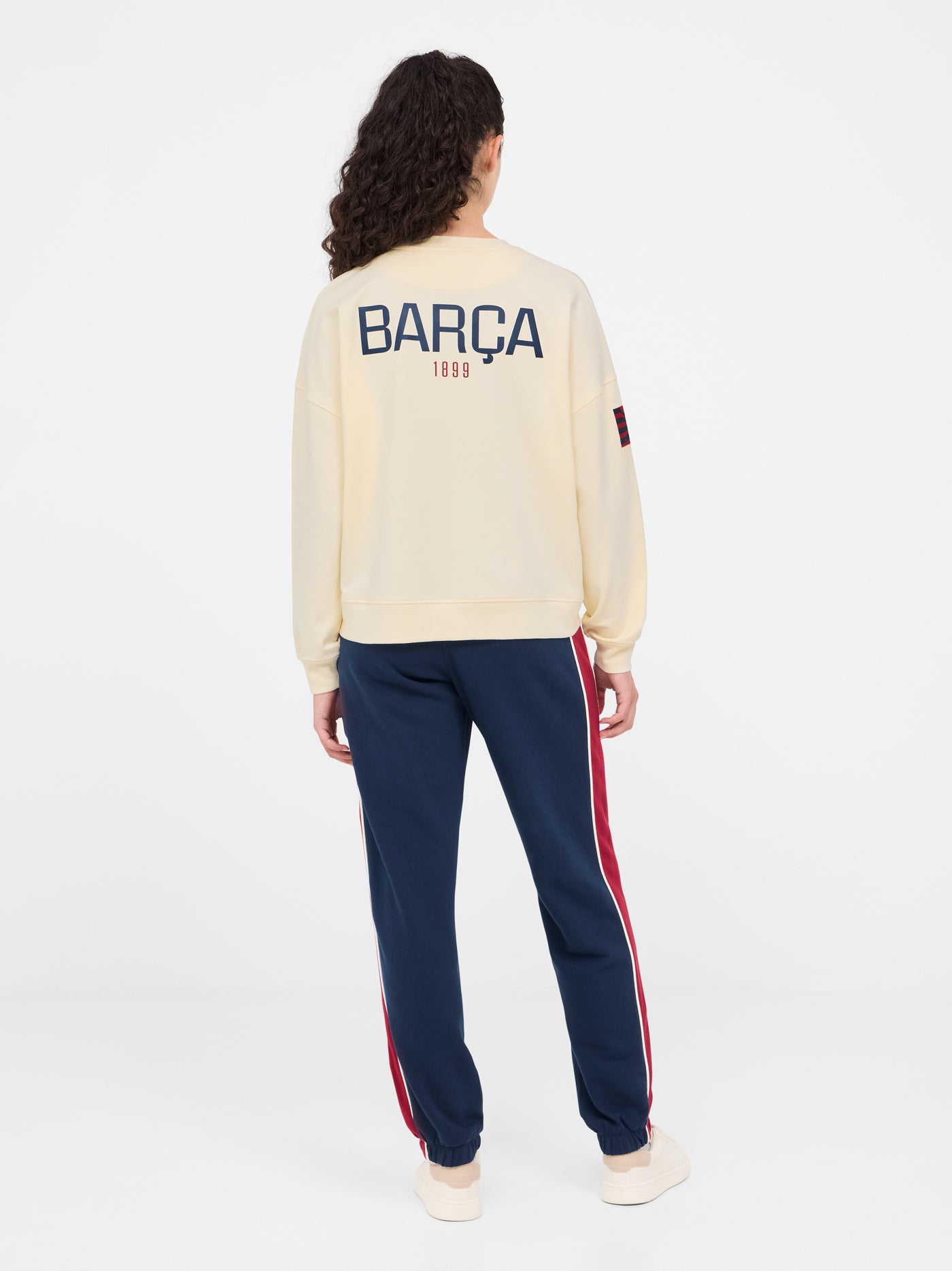 Sweatshirt beige Barça - Damen