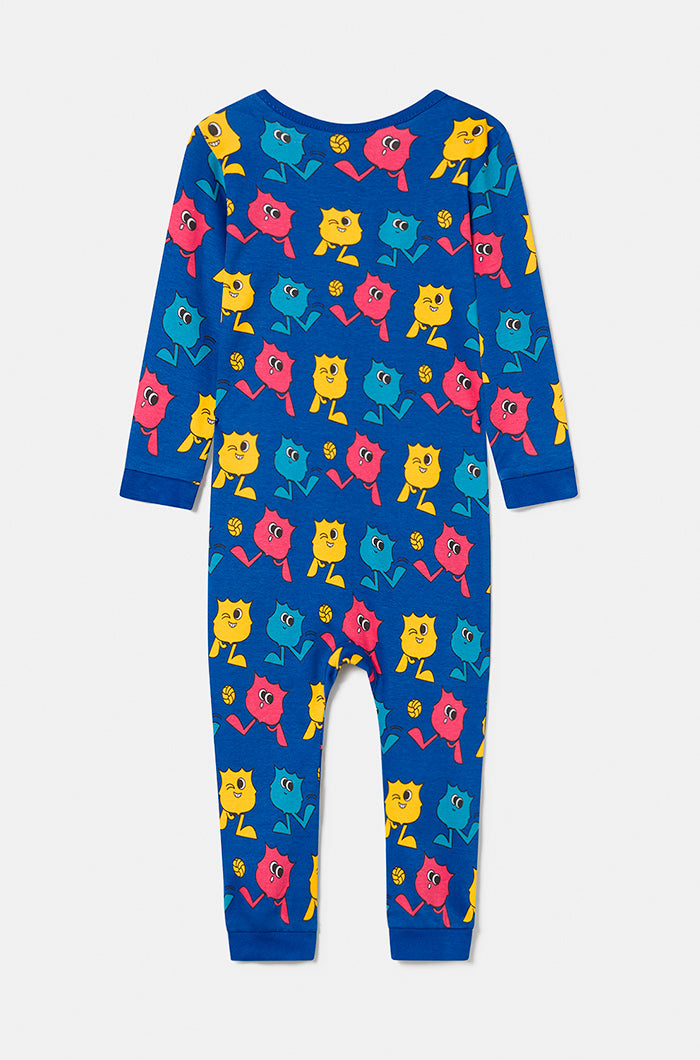 Combi-short multi-boucliers animé Barça - Bébé