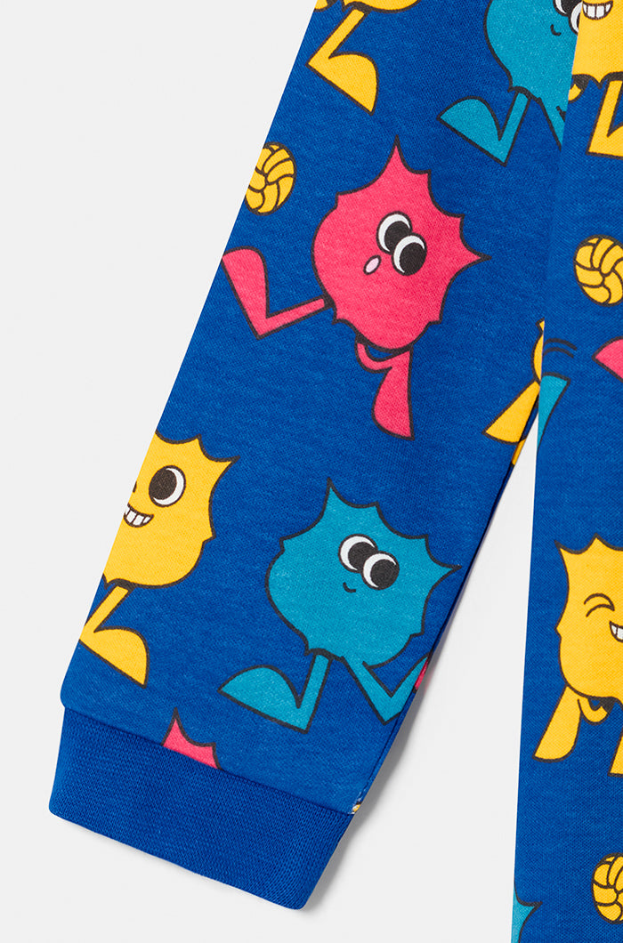 Combi-short multi-boucliers animé Barça - Bébé