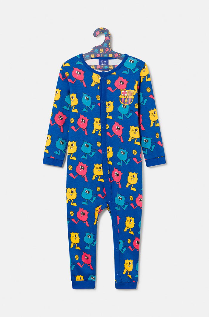 Combi-short multi-boucliers animé Barça - Bébé