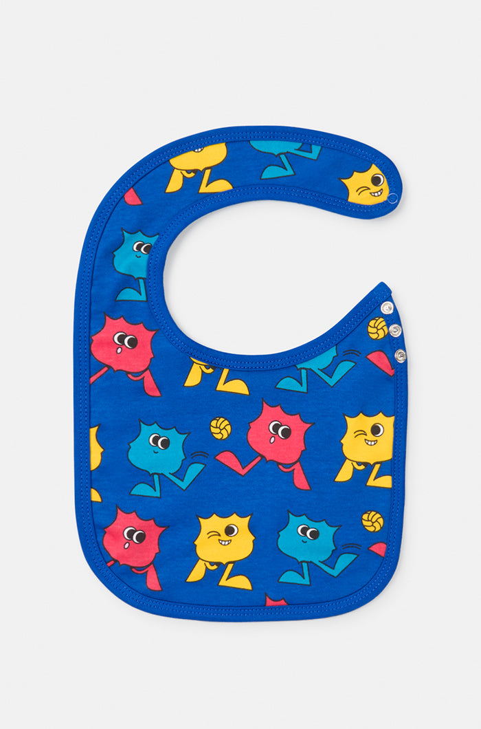 Set of two motifs Barça cotton bibs – Baby