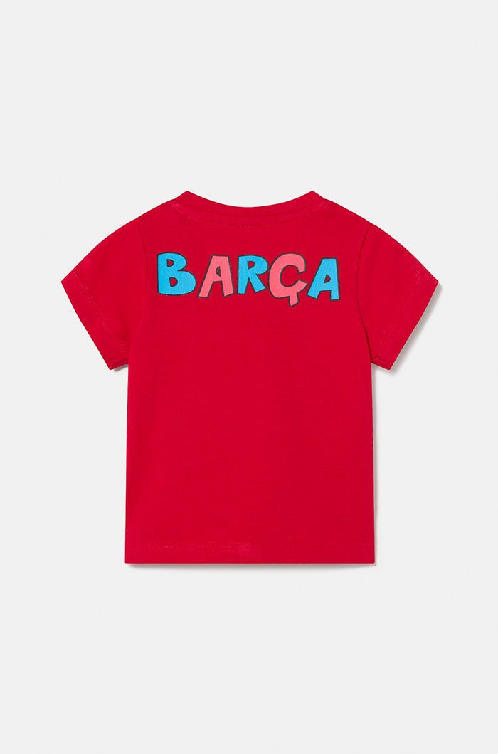 Camiseta Barça escudo relieve - Bebé