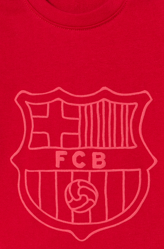 Camiseta Barça escudo relieve - Bebé