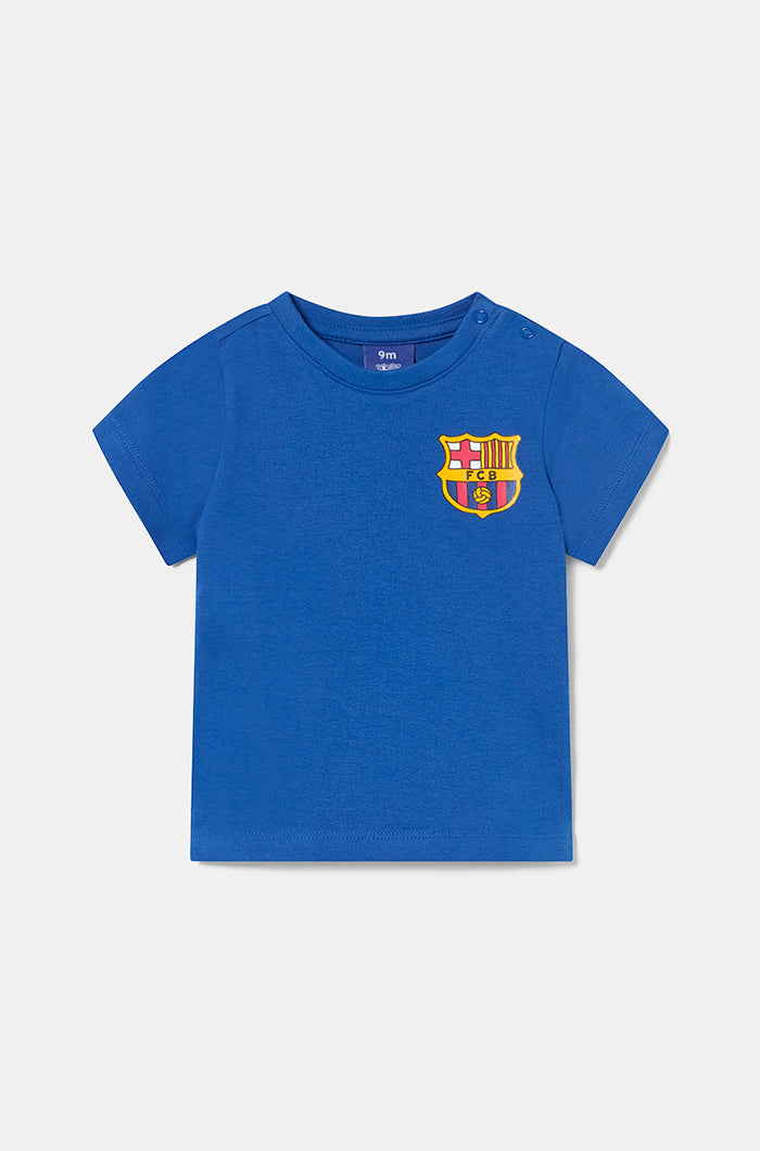 Blue "Barça" T-shirt - Baby