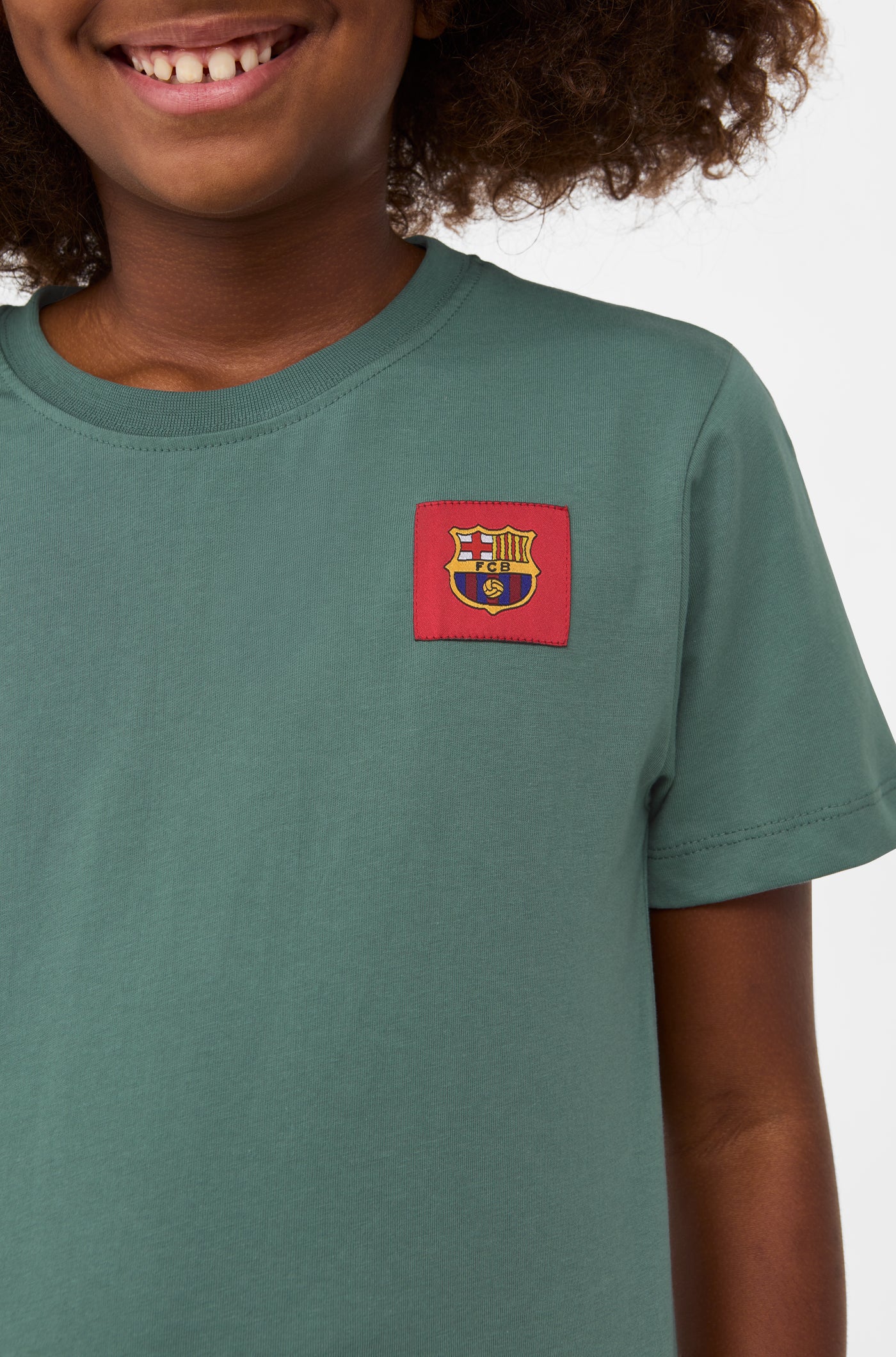 Green "Barça Team" T-shirt - Junior