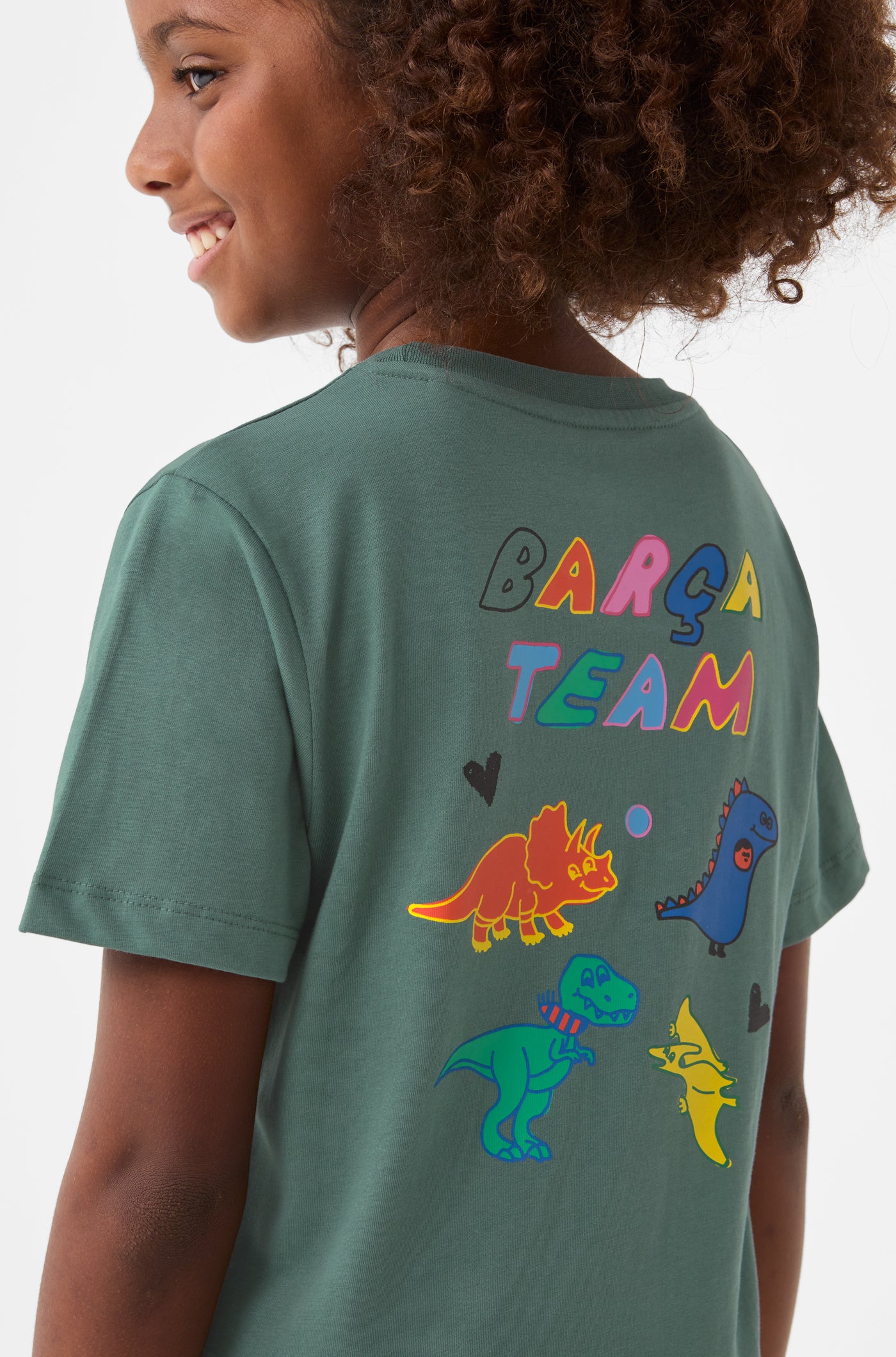 Green "Barça Team" T-shirt - Junior