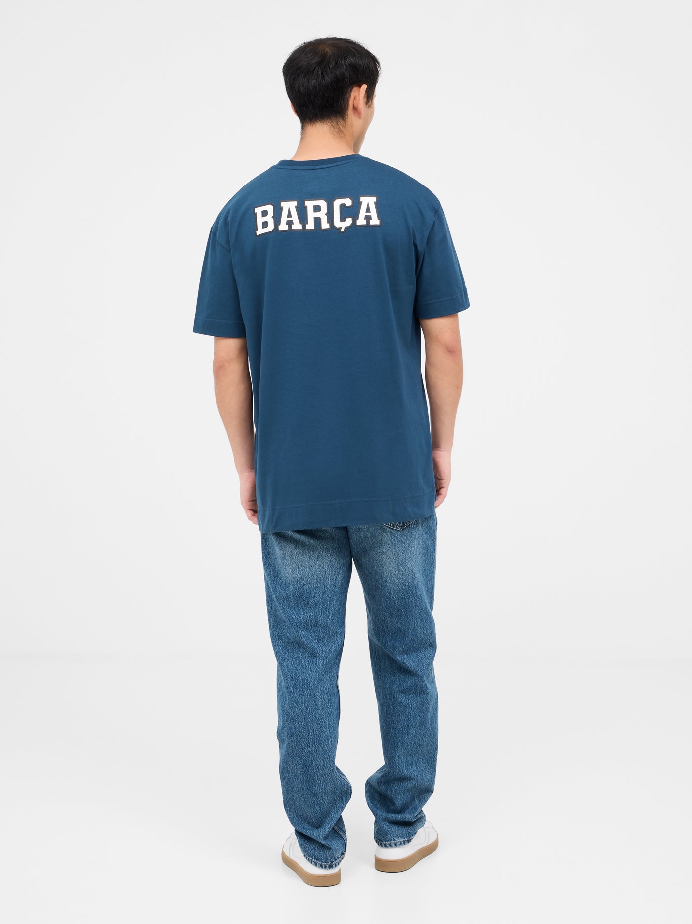 Camiseta azul Barça escudo