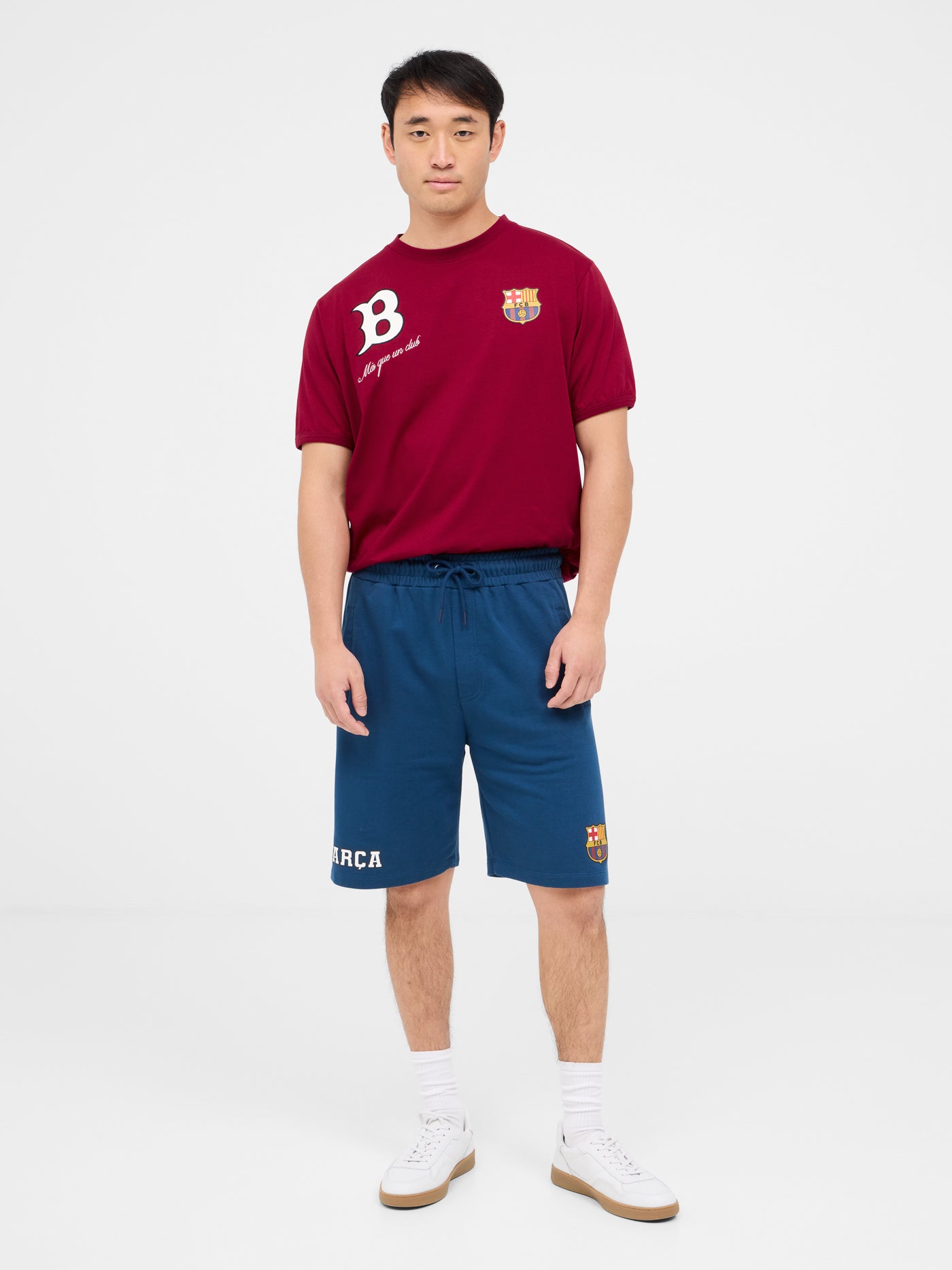 Short bleu Barça