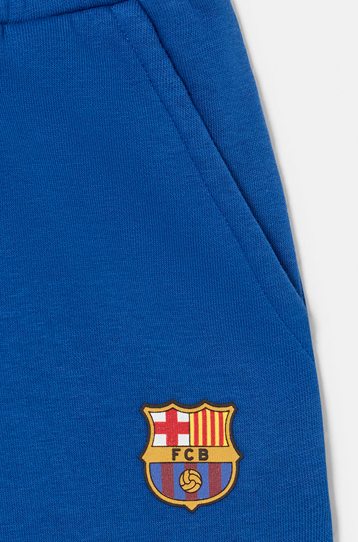Blue Barça ball pants - Junior