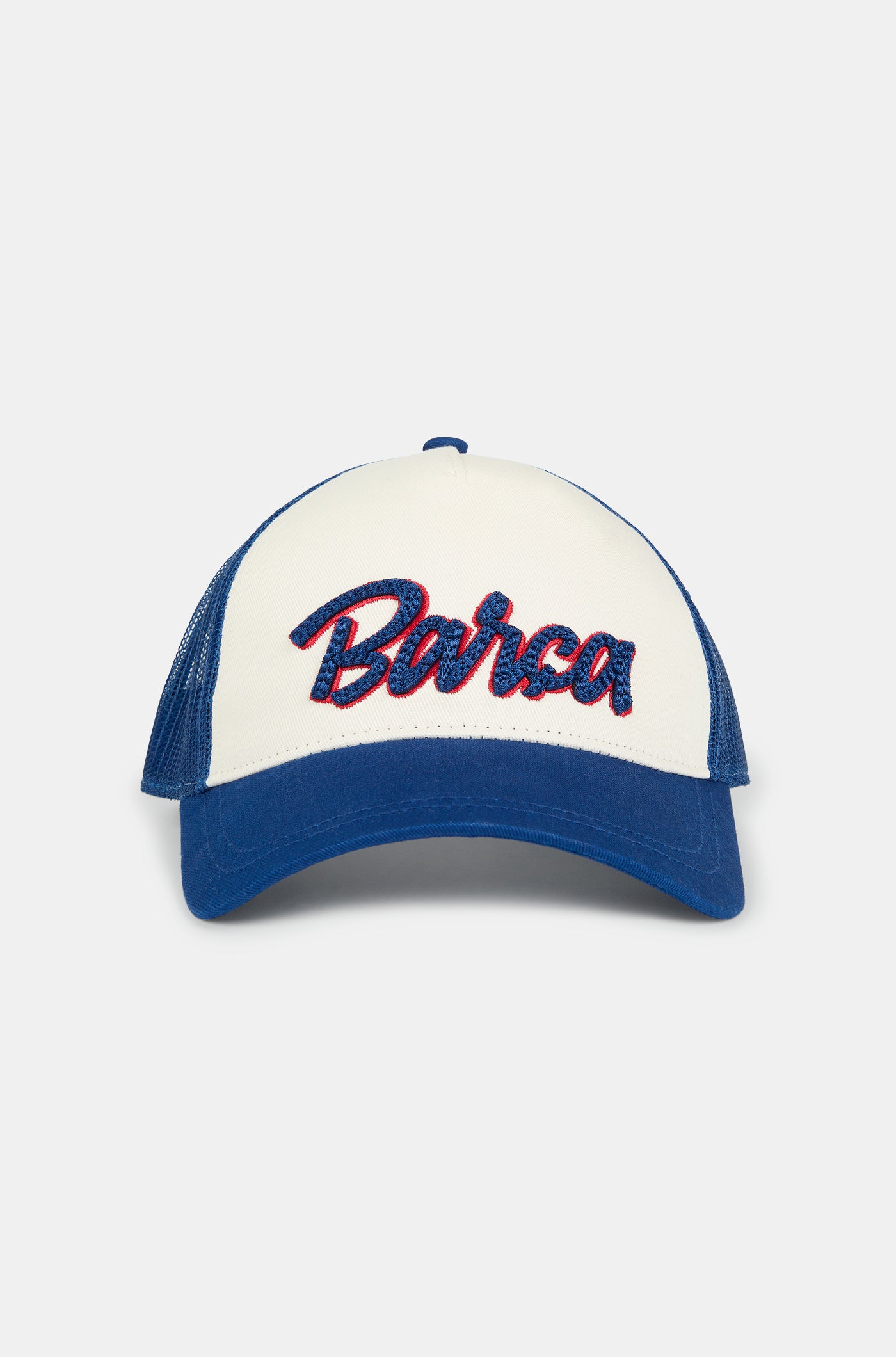Gorra amb lletres "Barça"