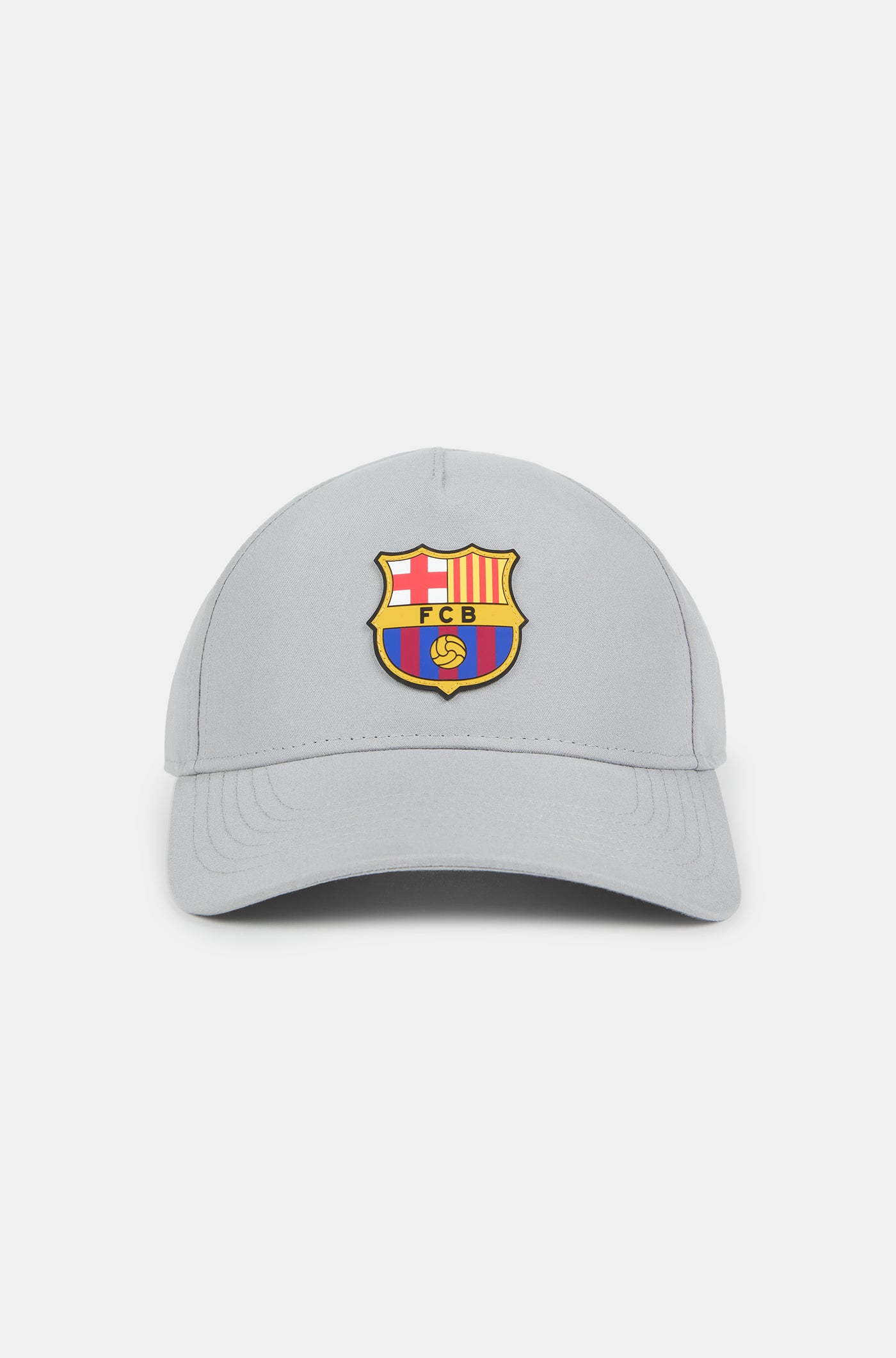 Casquette Junior FC Barcelone gris clair