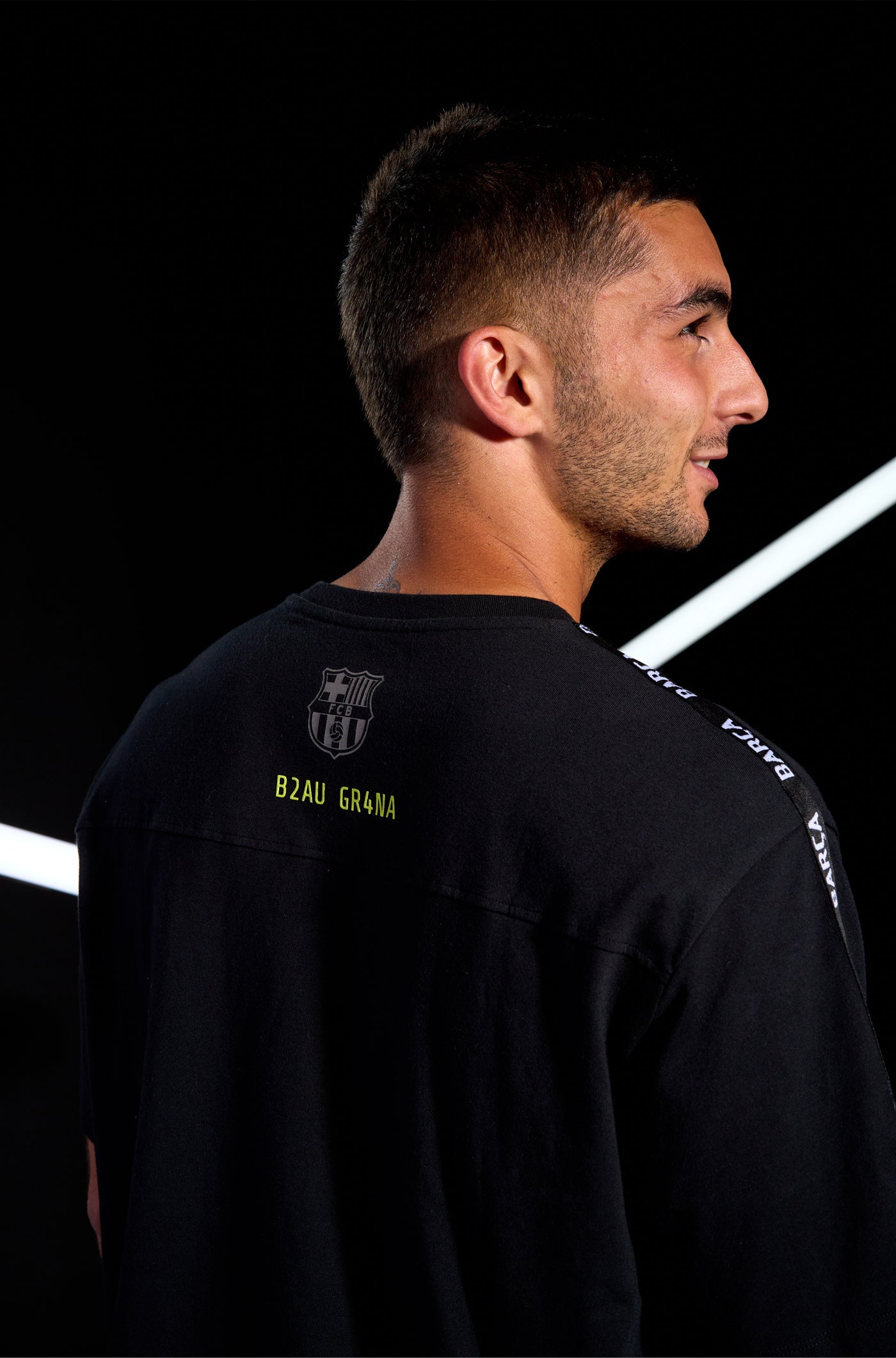 Schwarzes Barça-T-Shirt – Numerology