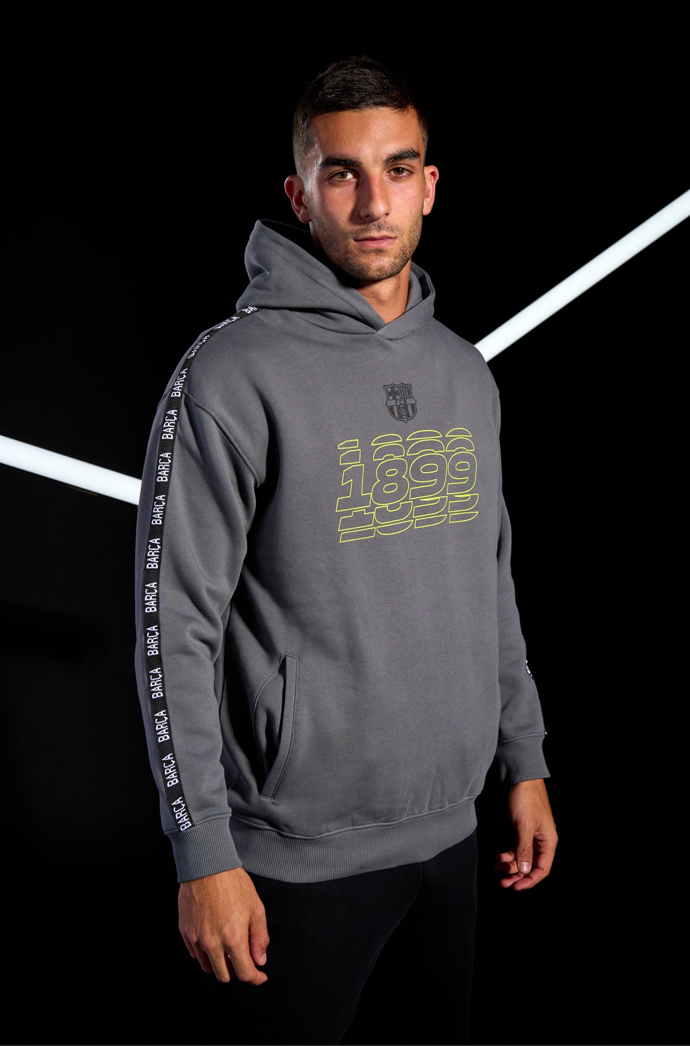 Barça grey hoodie - Numerology
