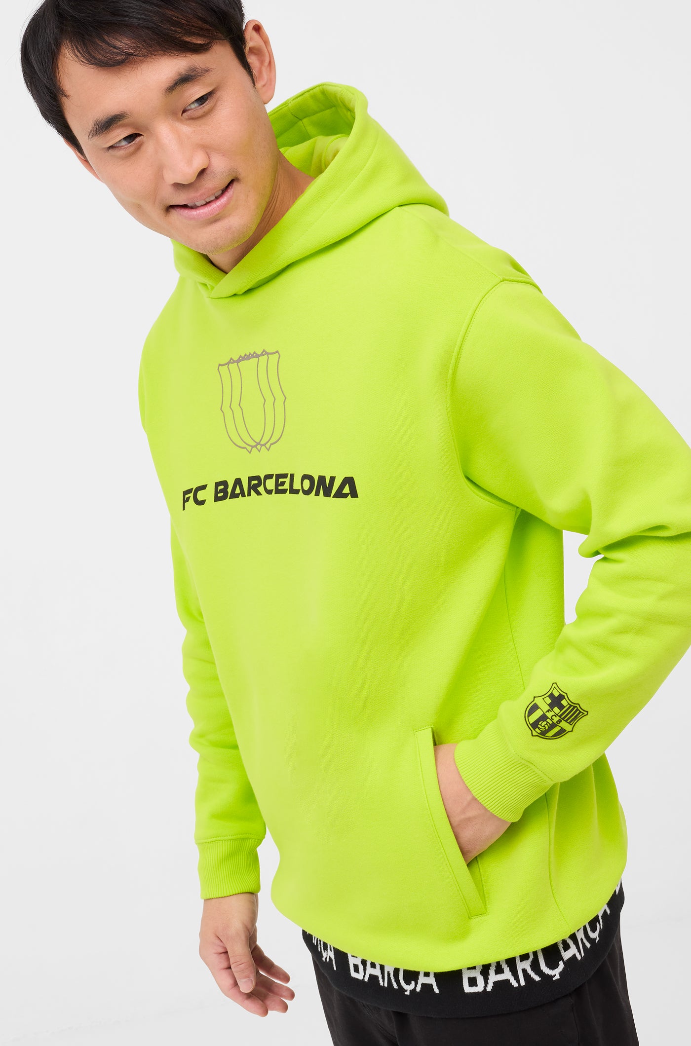 Barça lime hoodie - Numerology