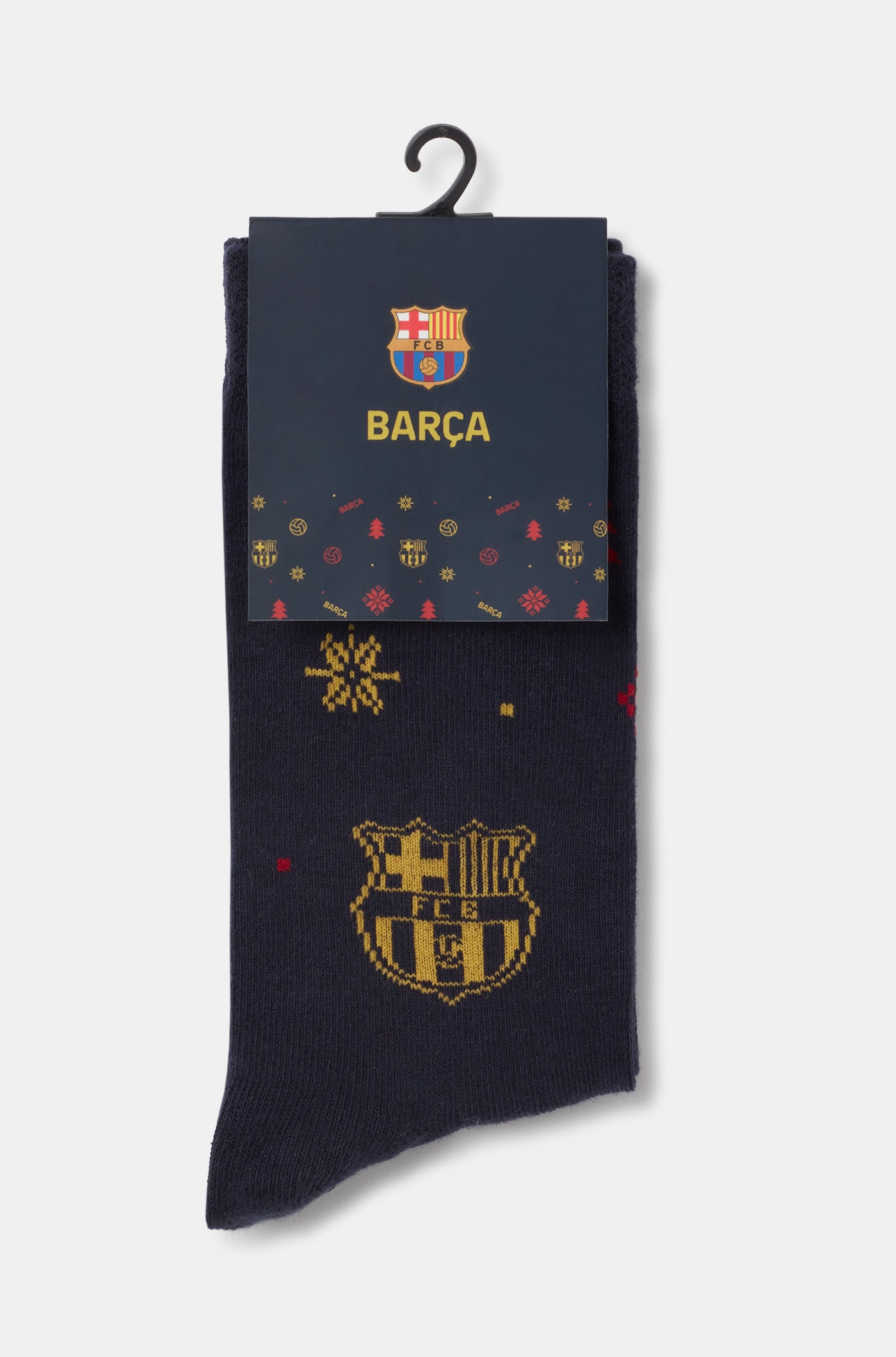 Calcetines de niño/a con motivos navideños del FC Barcelona