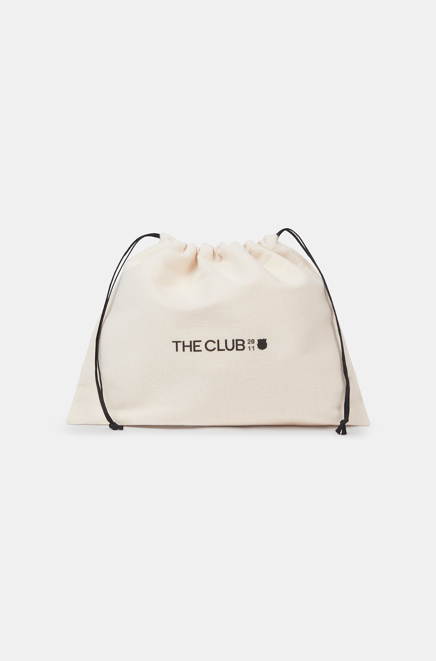 Black leather toiletry bag with a side handle and a silver zipper, featuring an embossed FC Barcelona logo.