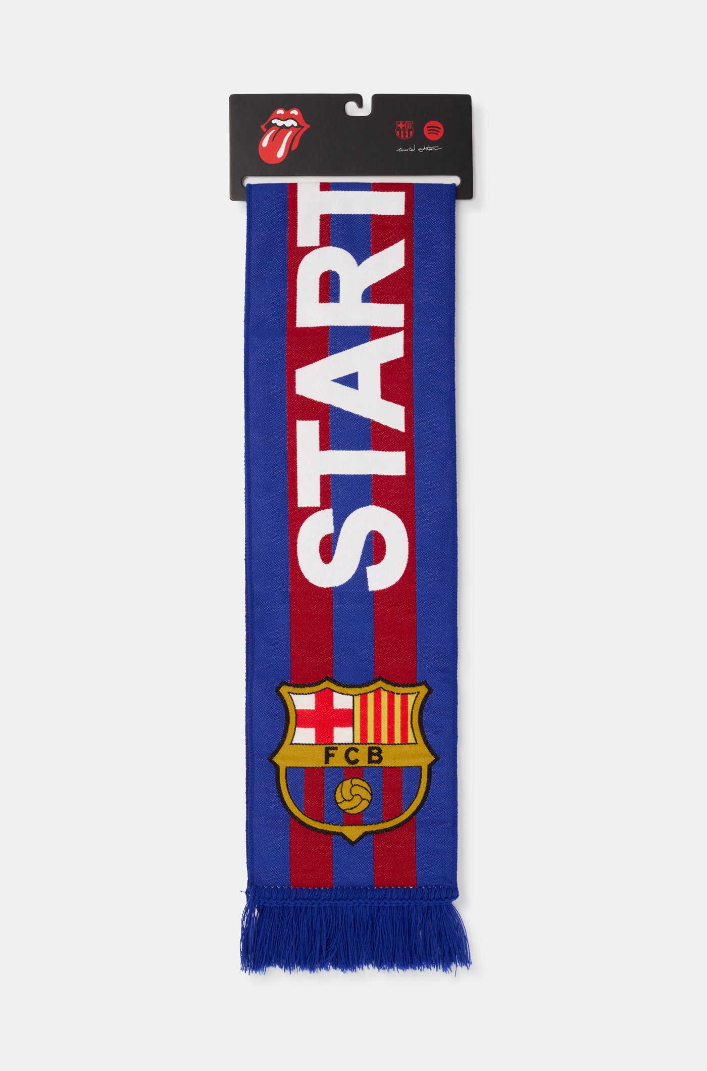 Barça x Rolling Stones limited edition scarf