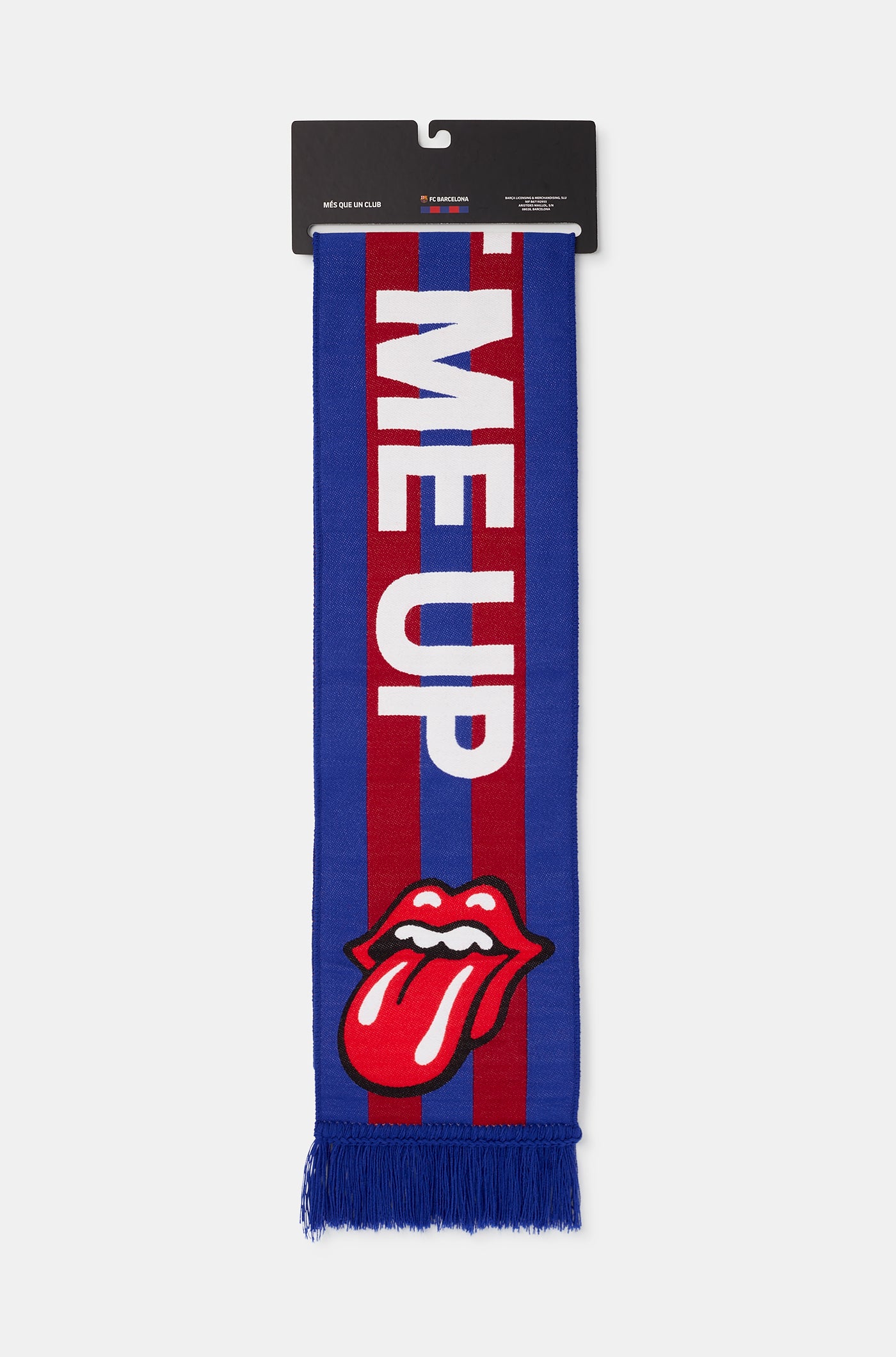 Bufanda de edición limitada Barça x Rolling Stones